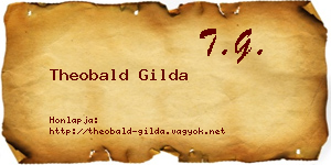 Theobald Gilda névjegykártya